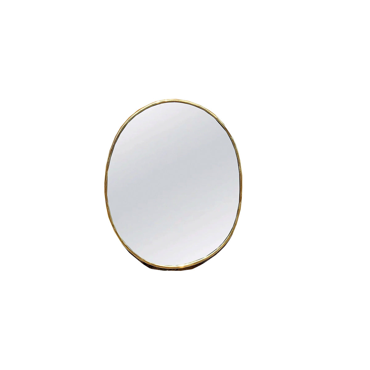 Varaudu Brass Oval Mirror Handmade Gold Bedroom Mirror 369099680 - Antique Brass Bathroom Mirror, Vanity Wall Decor