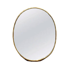 Varaudu Brass Oval Mirror Handmade Gold Bedroom Mirror 369099680 - Antique Brass Bathroom Mirror, Vanity Wall Decor
