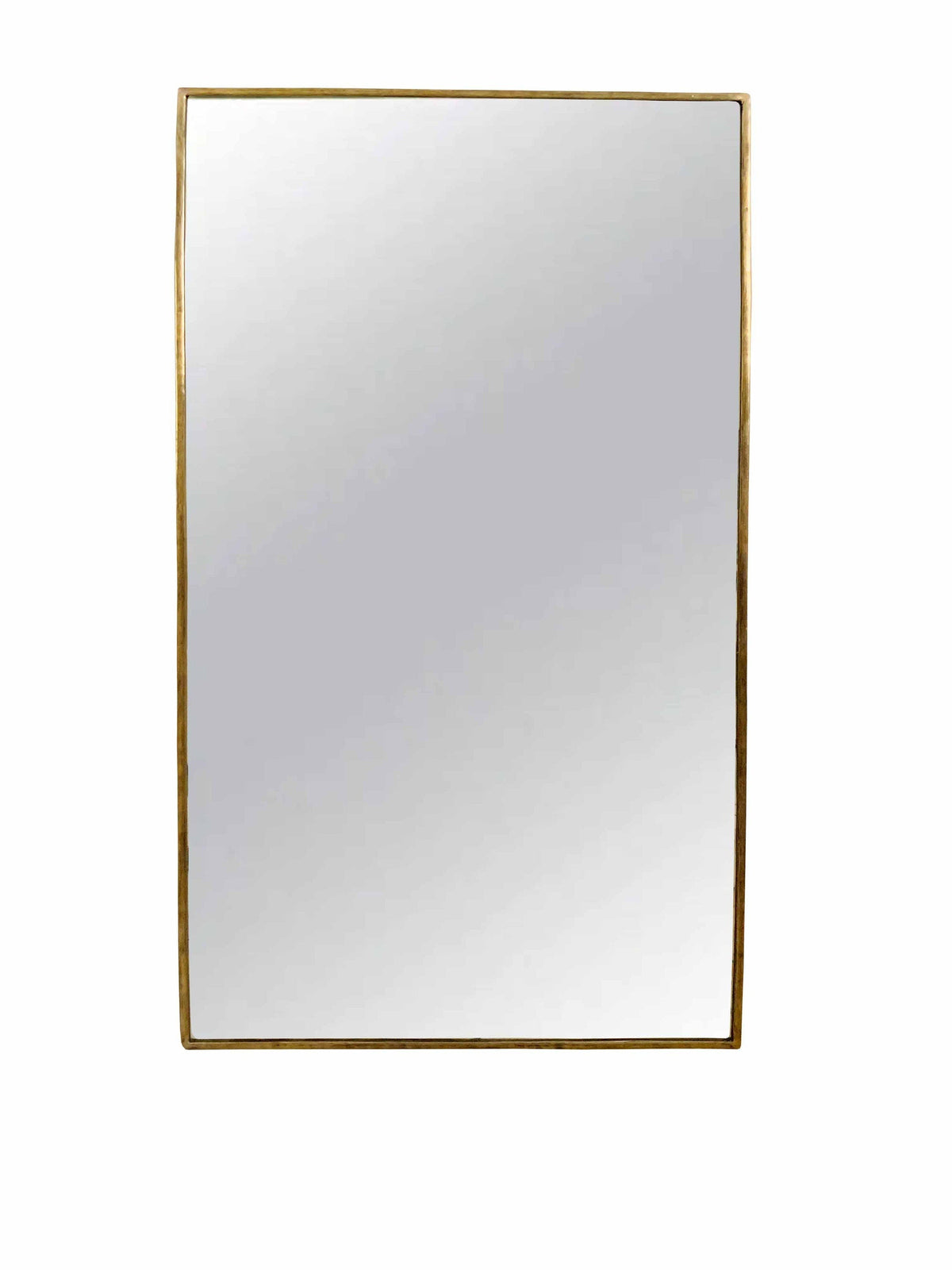 Varaudu Rectangular Brass Mirror Gold Wall Mirror 369099678 - Antique Brass Bathroom Mirror, Vanity Wall Decor