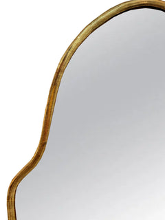 Varaudu Arch Antiqued Brass Wall Mirror Unlacquered Brass Mirror 369099913 - Antique Brass Bathroom Mirror, Vanity Wall Decor