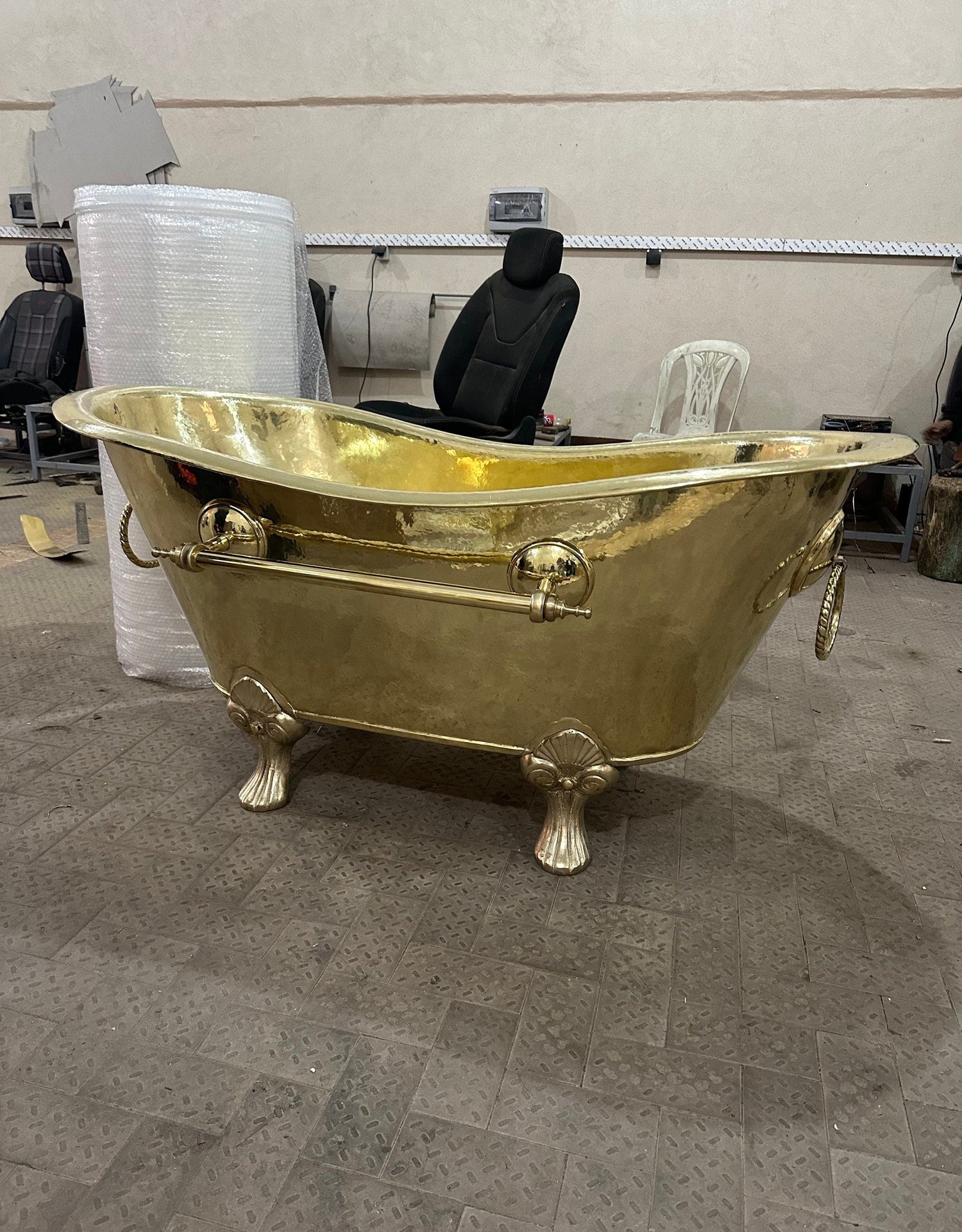 Solid Brass Bathtub, Brass Bathtub Clawfoot