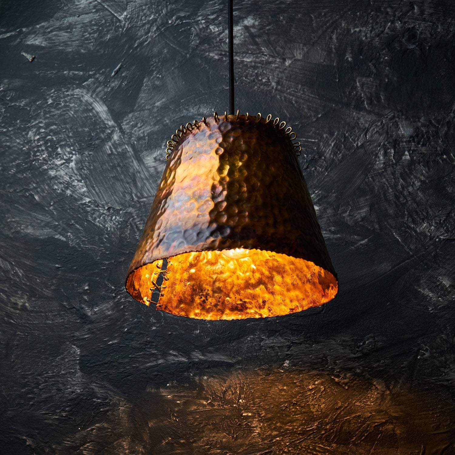 Handcrafted Copper Farmhouse Lighting.  Hanging Ceiling Light Perfect for Kitchen or Bathroom.