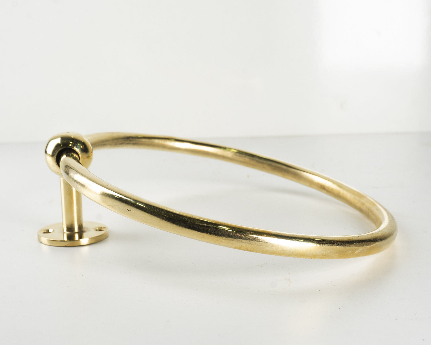 Unlacquered Brass Towel Ring, Bathroom Towel Holder, Towel Hnager For Bathroom Wall, Hand Towel Holder