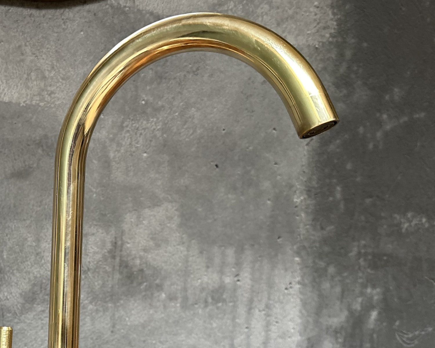 Unlacquered Brass Sink Faucet, Single Handle Mixer Faucet, Wet Bar Brass Sink Faucet