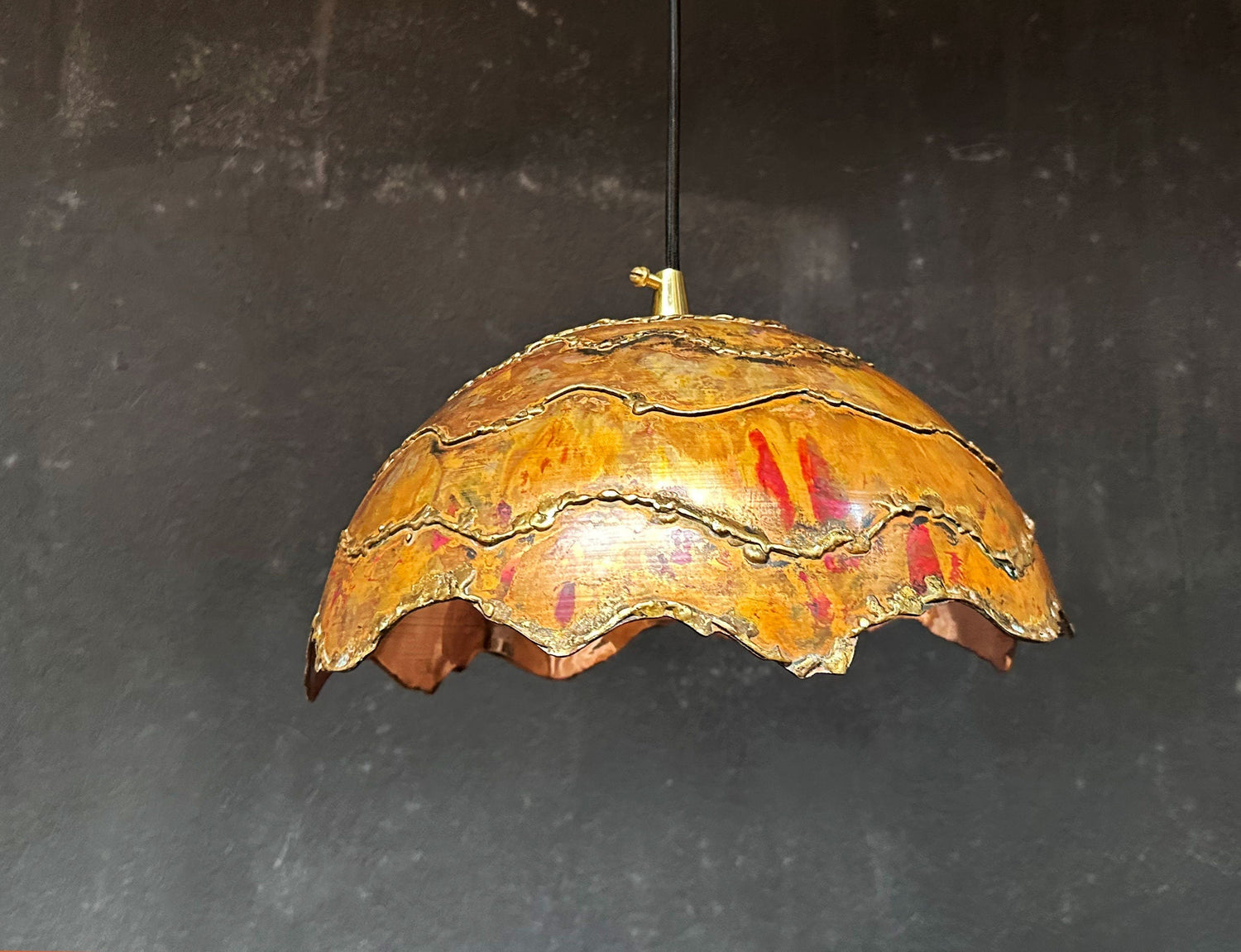 Rustic Copper Island Kitchen Lighting, Hnadcrafted Copper Farmhouse Lighting , Vinateg Ceiling Light Restaurant