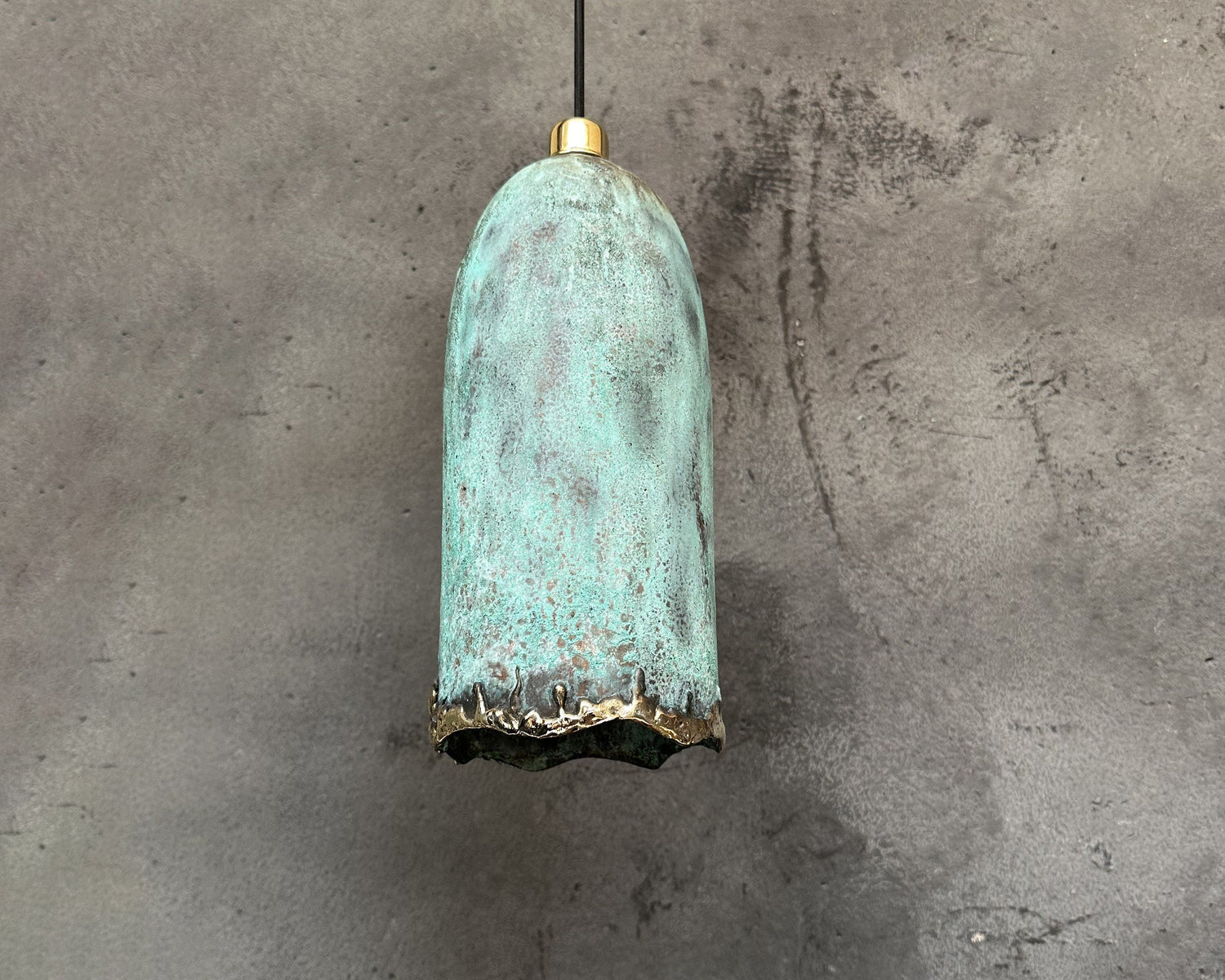 Green Patina Farmhouse Light Fixture, Copper Island Kitchen Lighting