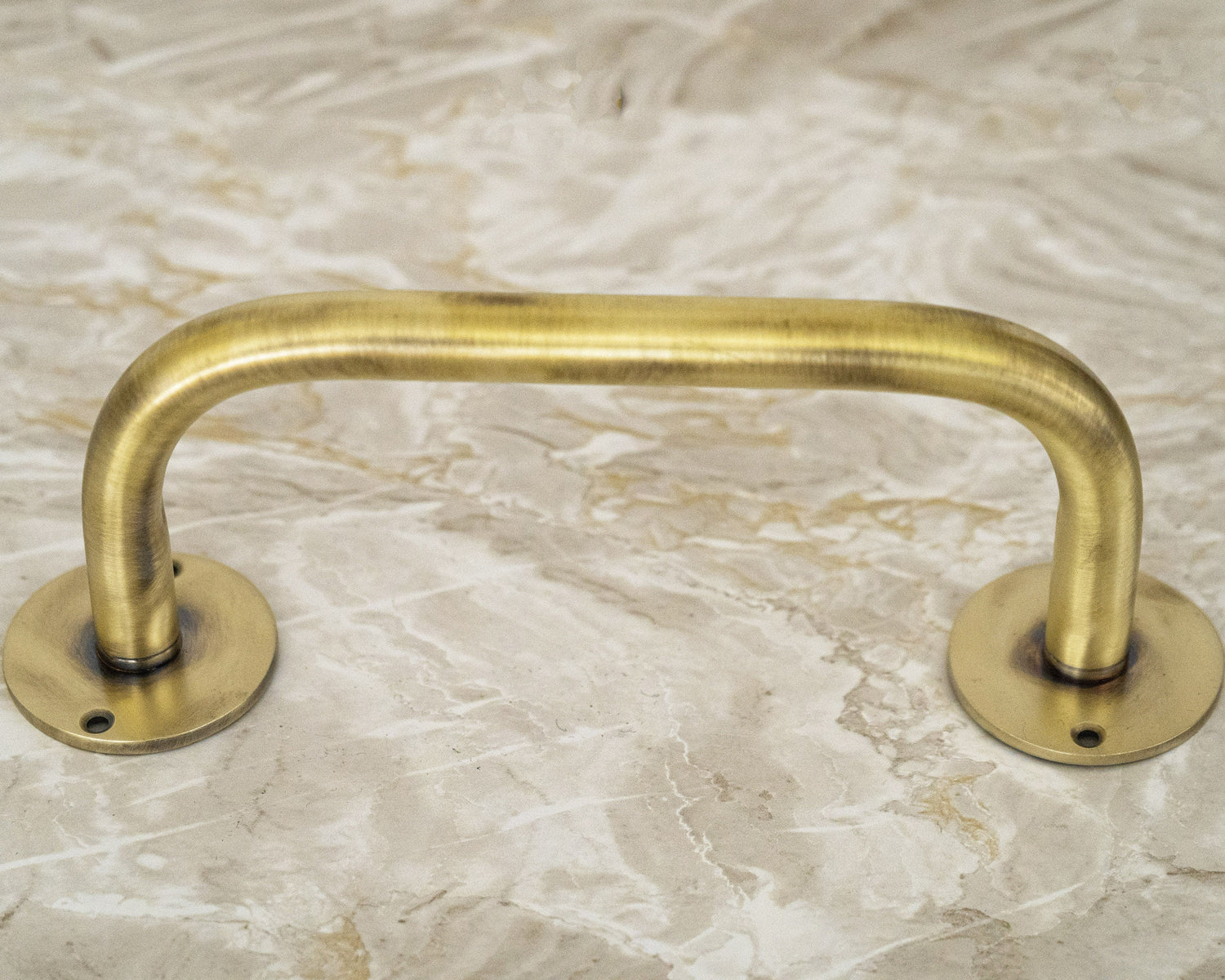 Antique Brass Wall-Mounted Bathroom Towel Rack