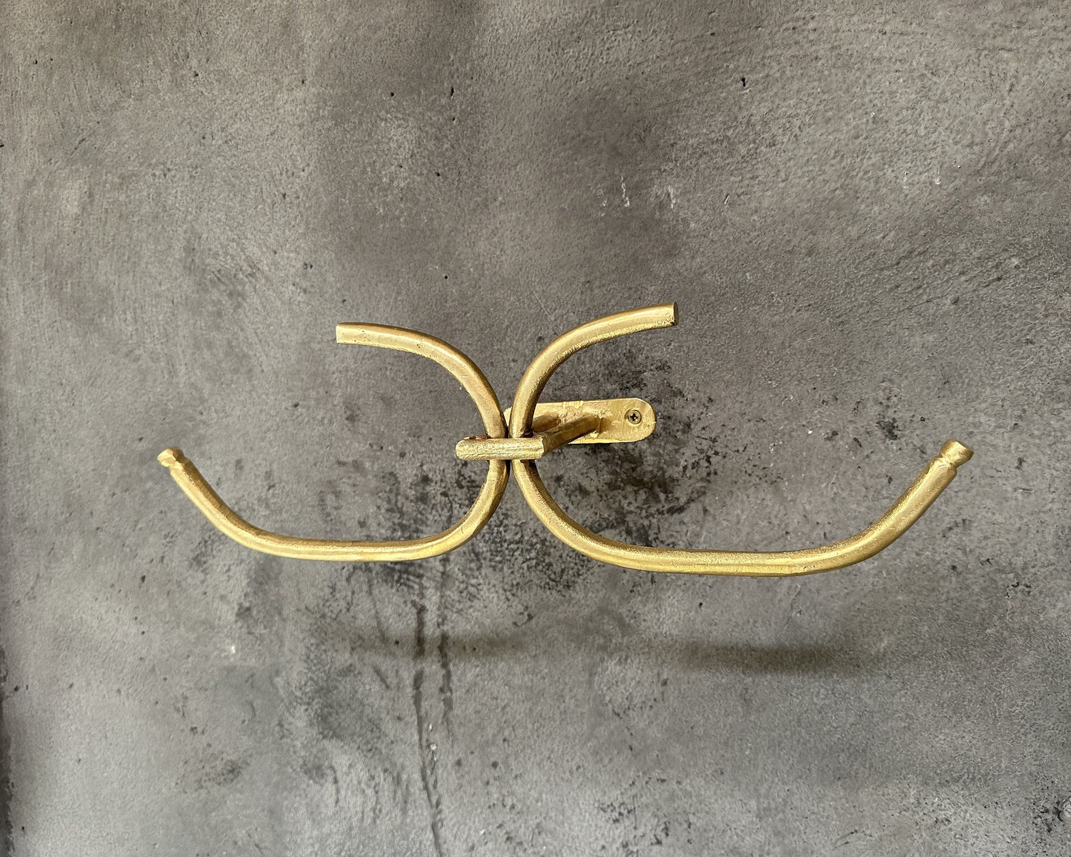 Double Brass Toilet Paper Holder – Wall Mounted Design