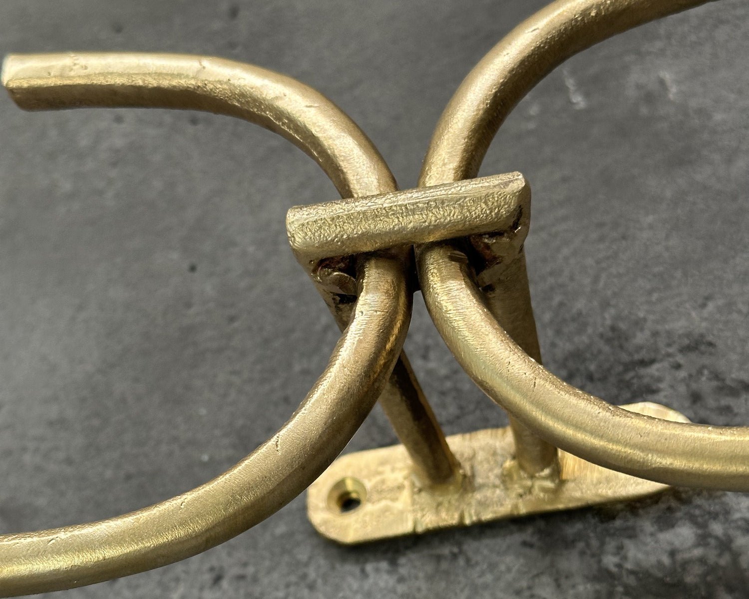 Double Brass Toilet Paper Holder – Wall Mounted Design
