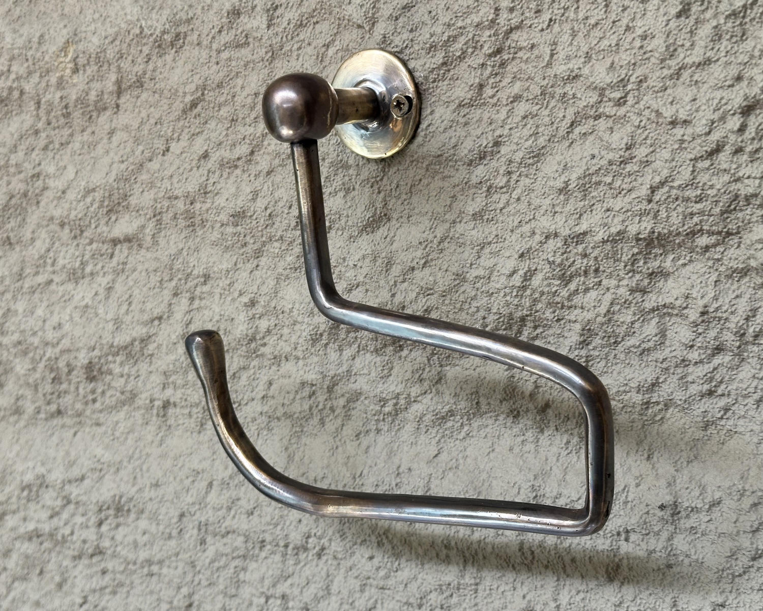 Handcrafted Toilet Roll Holder,  Stylish Oil Rubbed Bronze Wall Mount Toilet Paper Holder Bathroom