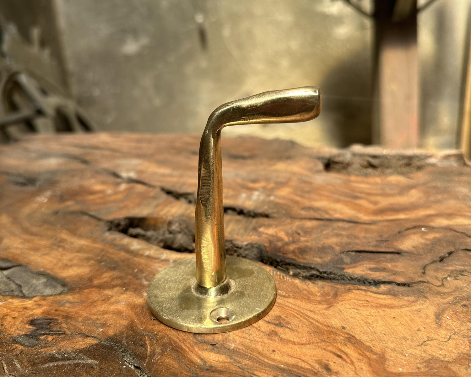 Unlacquered Brass Wall Hooks – Solid Coat Hanger Set