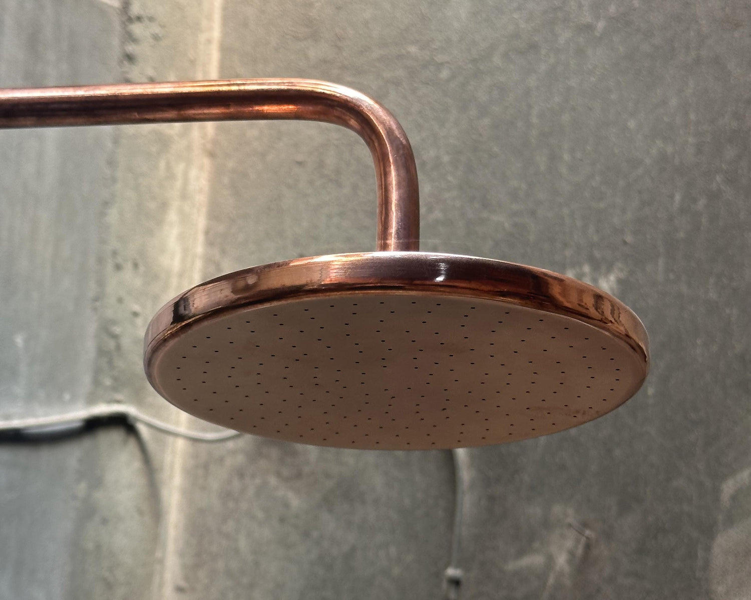 Copper Outdoor Shower Head, Natural Copper Rain Shower Head, Garden Outdoor Shower