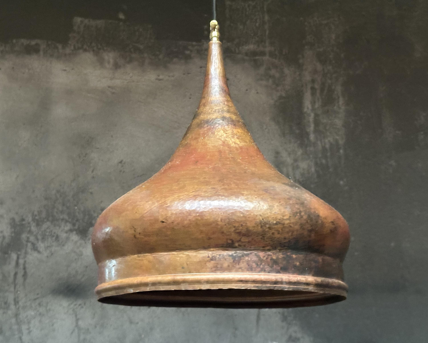 Rustic Copper Pendant Light, Copper Kitchen Island Pendant Light