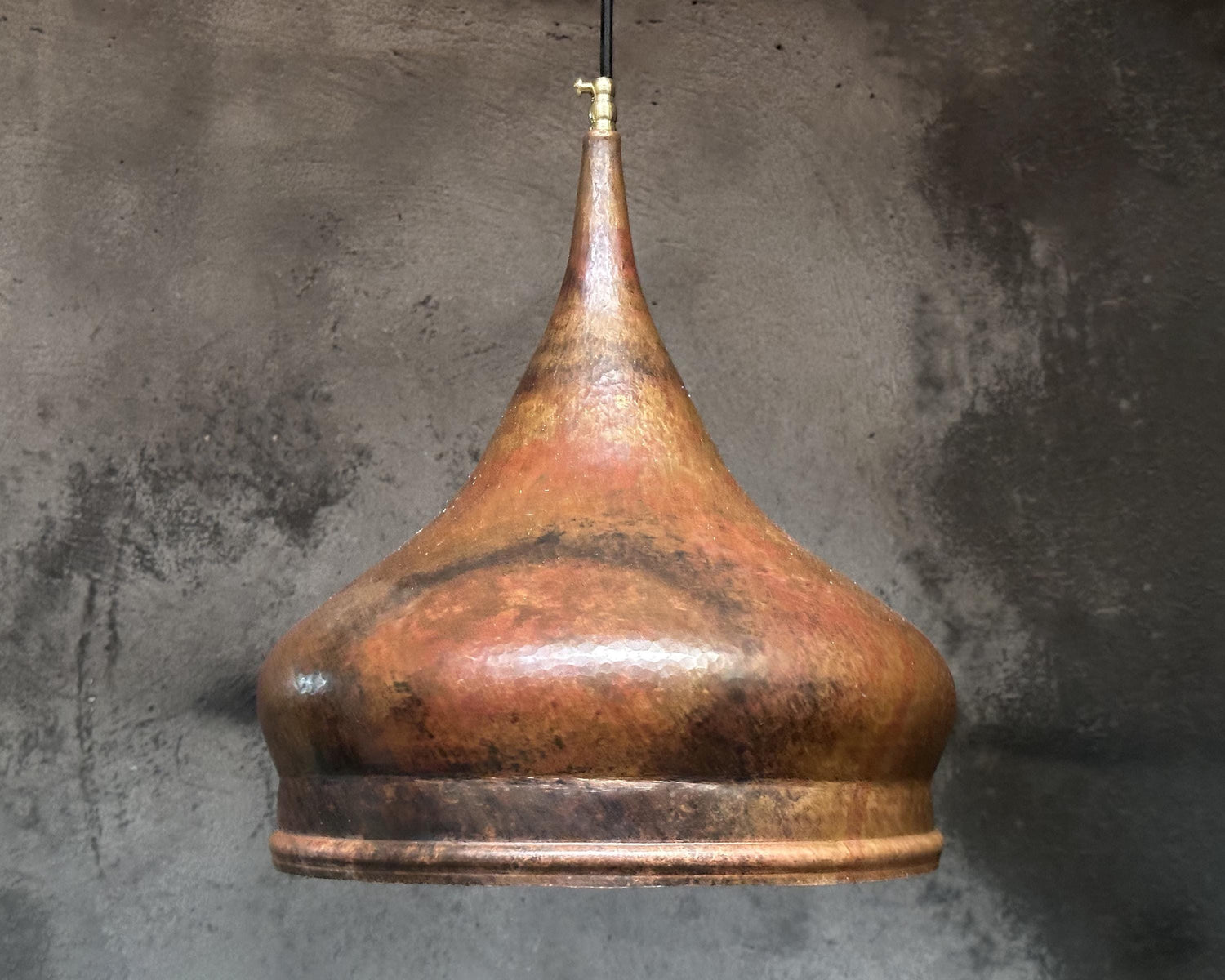 Rustic Copper Pendant Light, Copper Kitchen Island Pendant Light