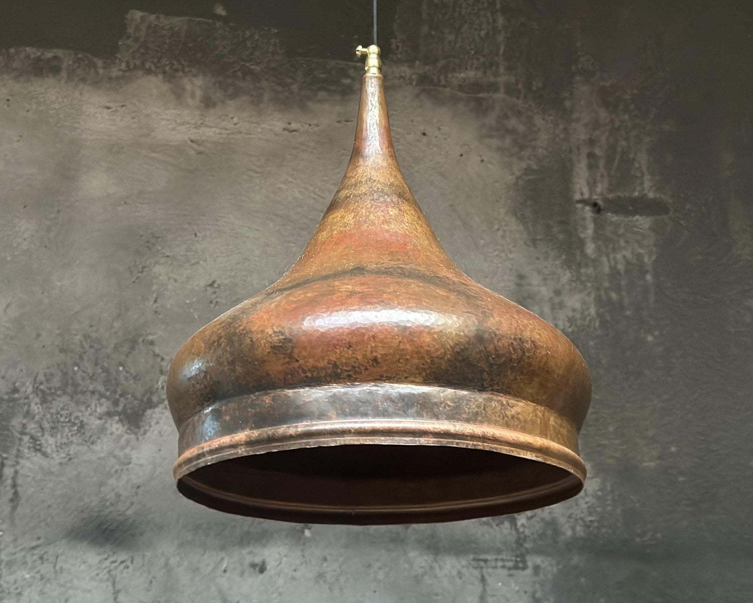 Rustic Copper Pendant Light, Copper Kitchen Island Pendant Light