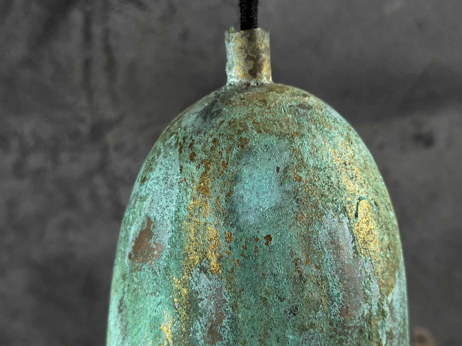 Set of 3 Copper Pendant Lights – Farmhouse Patina Style
