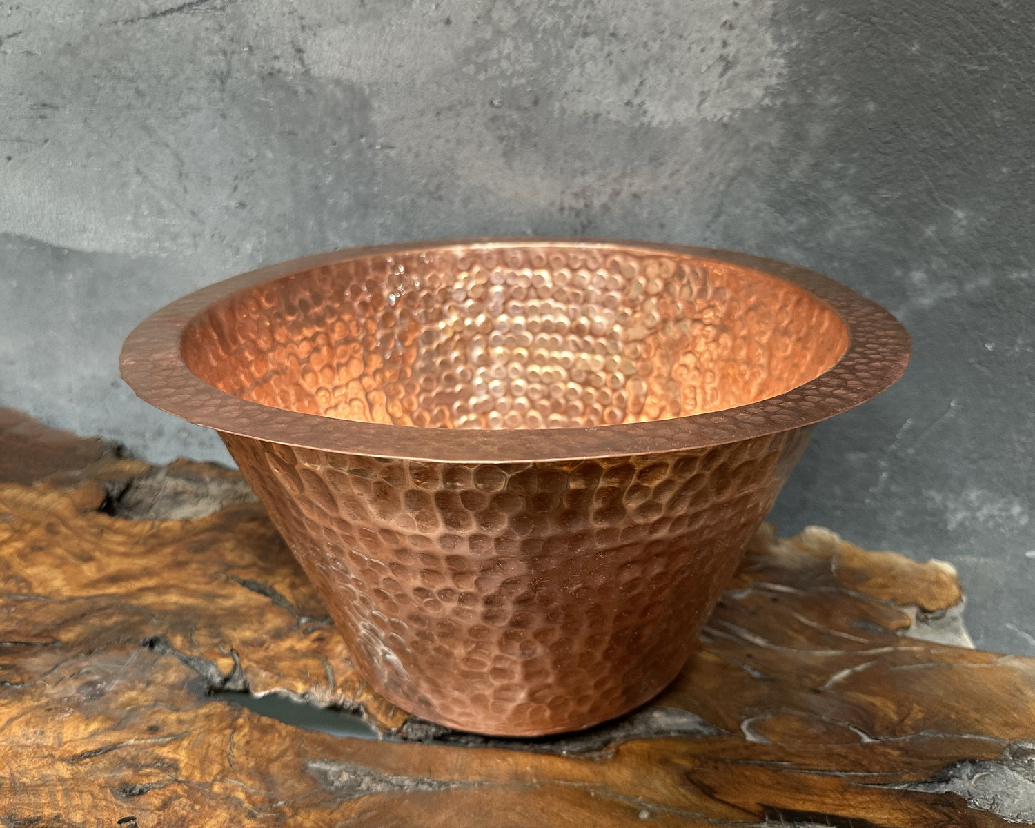 Hammered Copper Bathroom Sink, Wash Basin Sink, Copper Vessel Sink