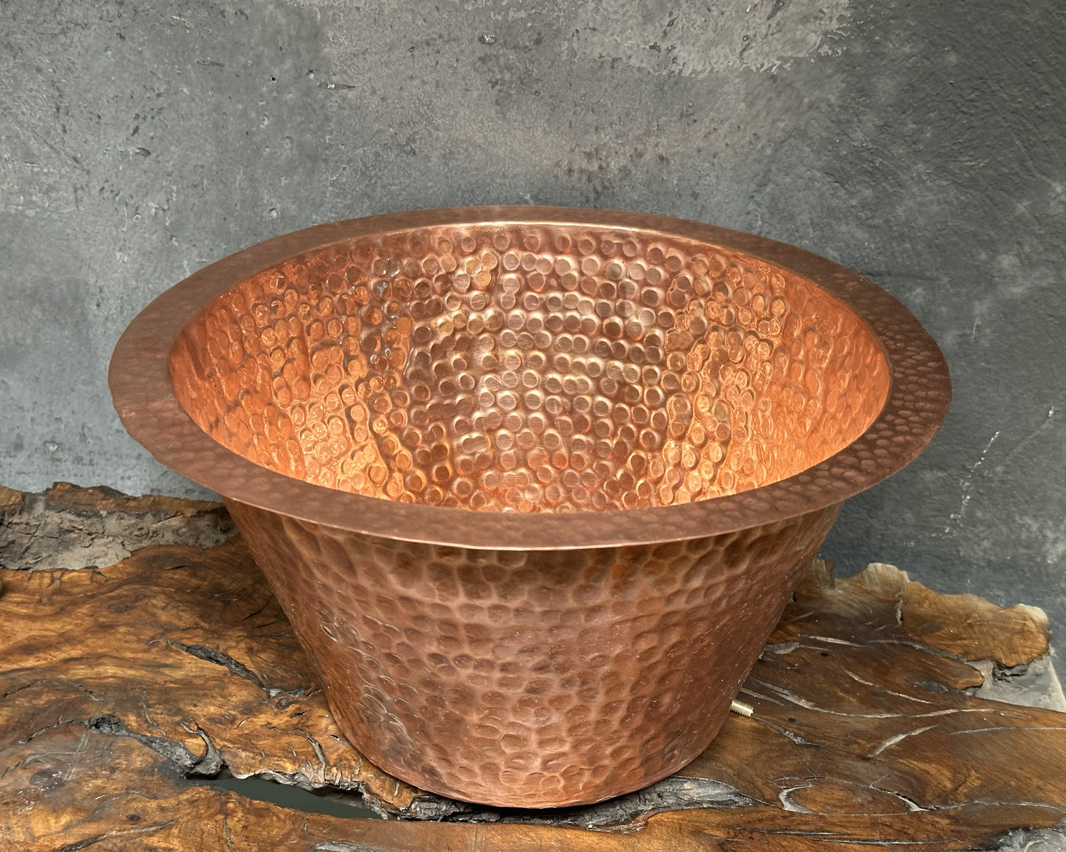 Hammered Copper Bathroom Sink, Wash Basin Sink, Copper Vessel Sink