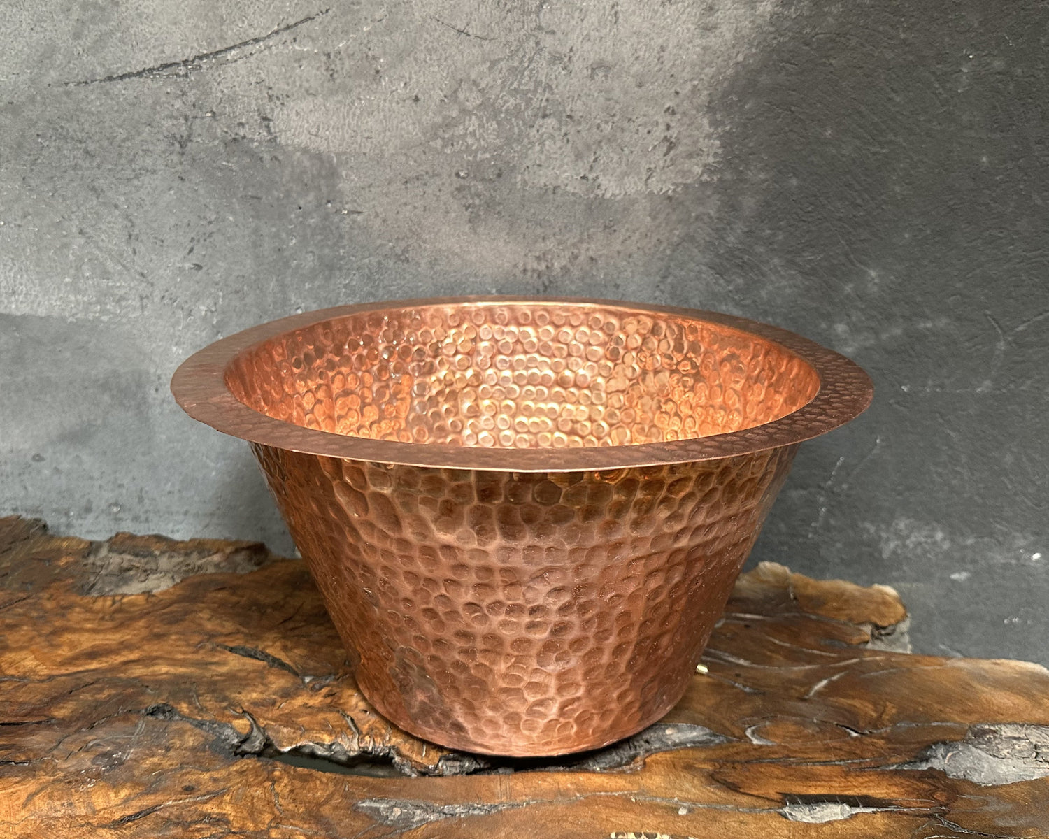 Hammered Copper Bathroom Sink, Wash Basin Sink, Copper Vessel Sink
