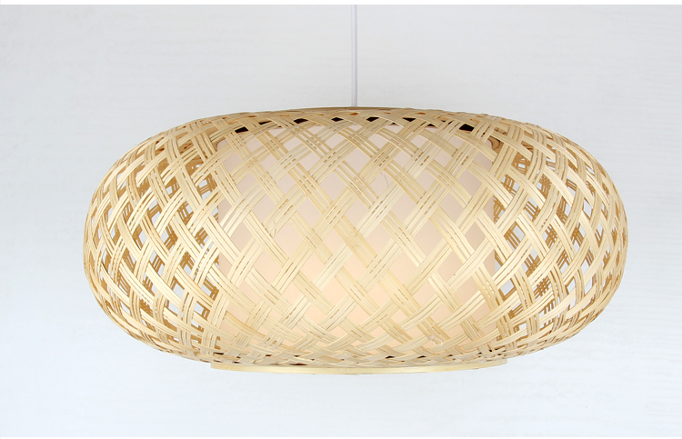 Joyce Woven Bamboo Pendant Light