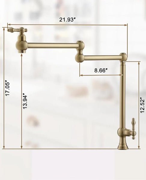 Elegant Modern Brass Kitchen Faucet for Discerning Homes