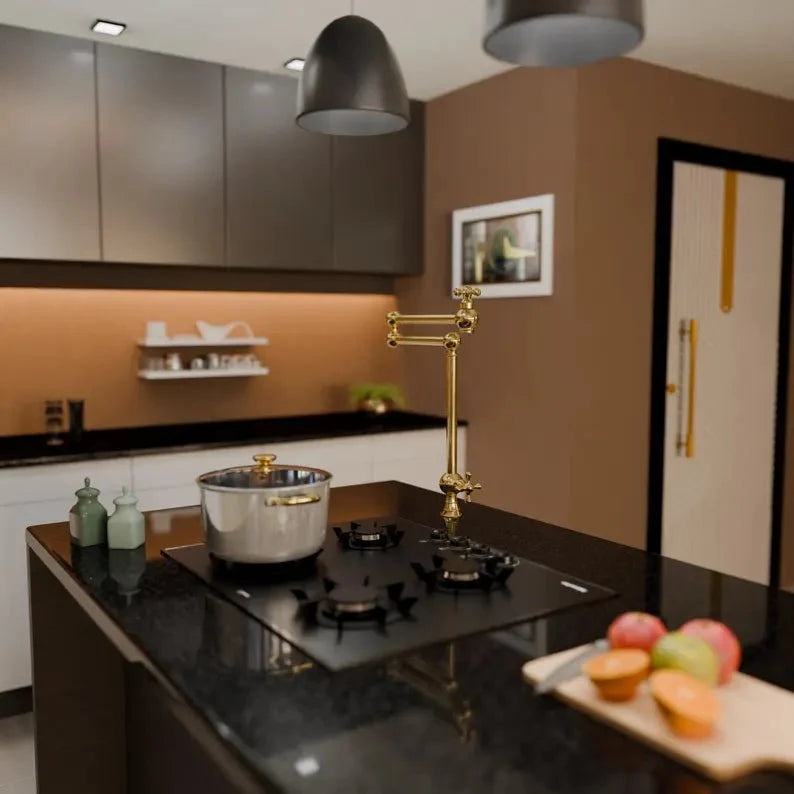 Elegant Modern Brass Kitchen Faucet for Discerning Homes