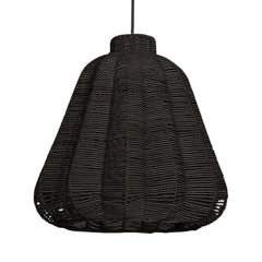 Kmart Black Rattan Wicker Pendant Light