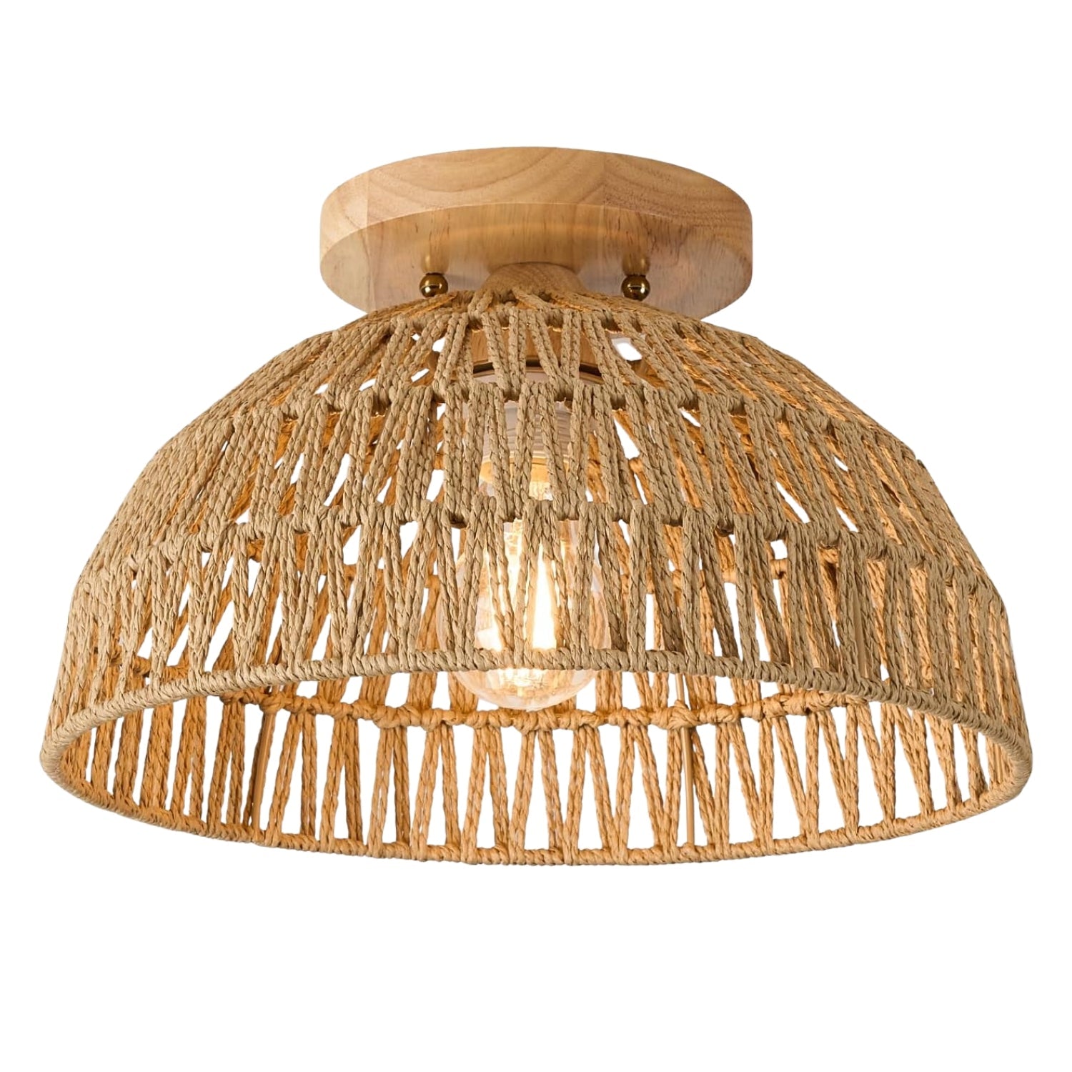Kojanyu Dome Rattan Ceiling Light Shade