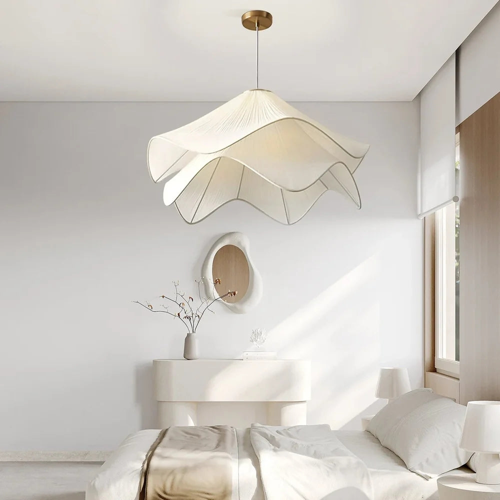 Lia Wabi Sabi Fabric Pendant Light