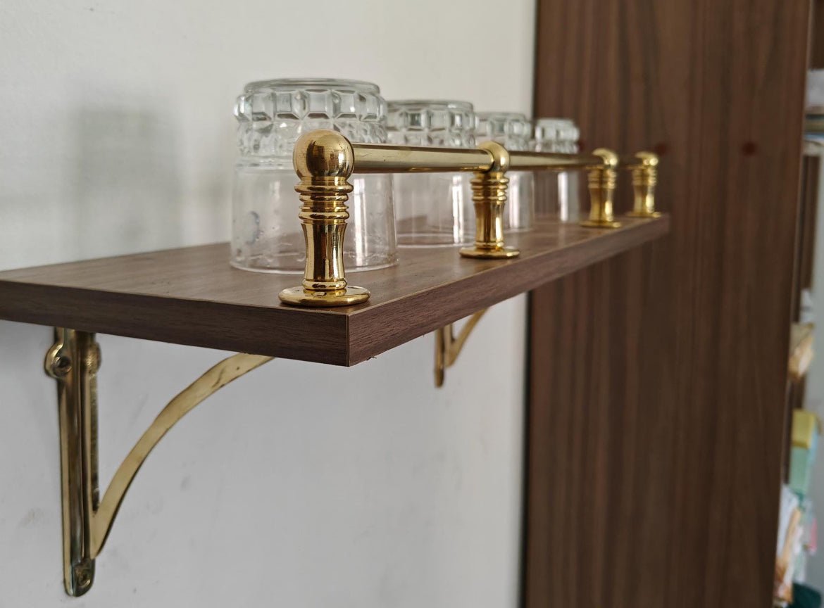 Luxury Copper Kitchen Rack for Elegant Display and Organization