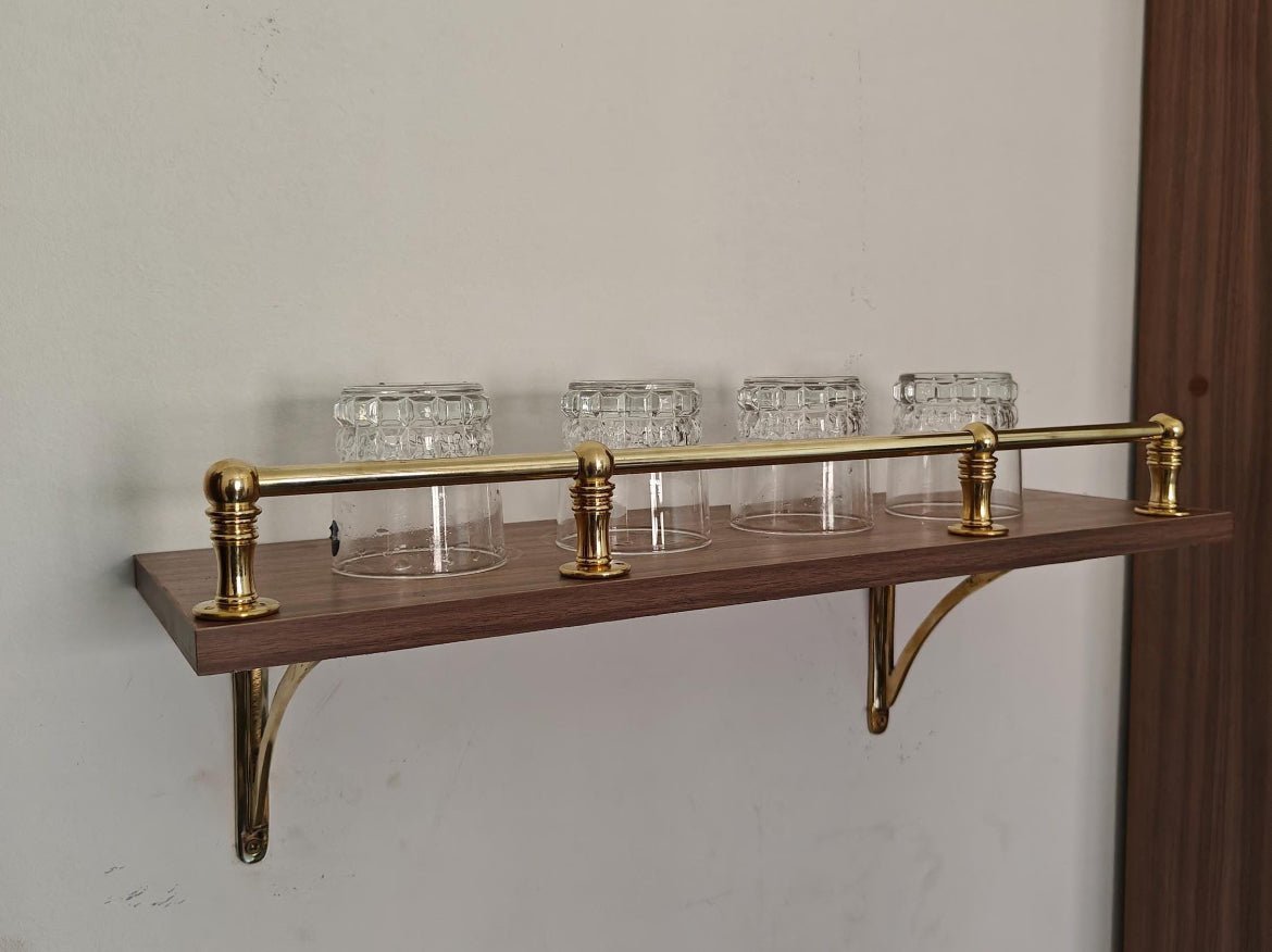 Luxury Copper Kitchen Rack for Elegant Display and Organization