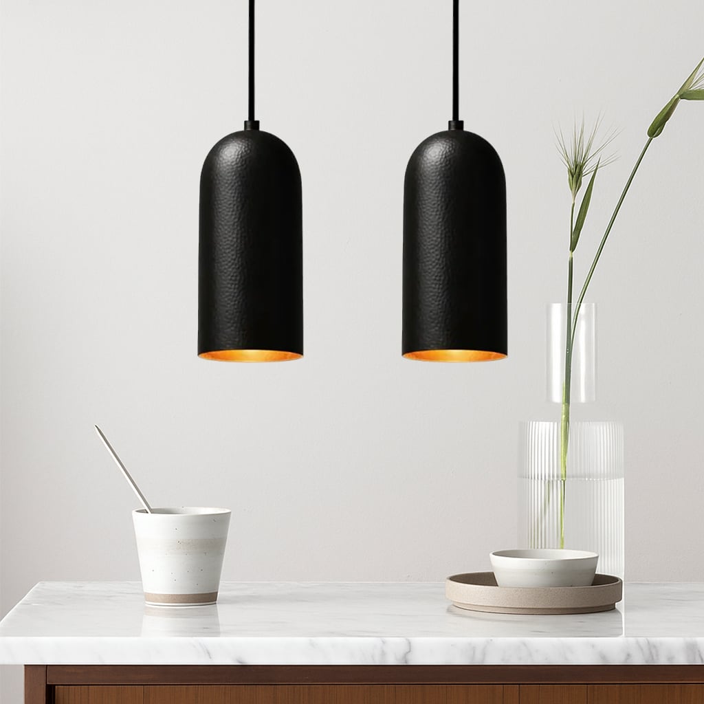 Nira Black Copper Pendant Light