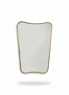Varaudu Butterfly Mirror - Antique Brass Bathroom Mirror, Vanity Wall Decor