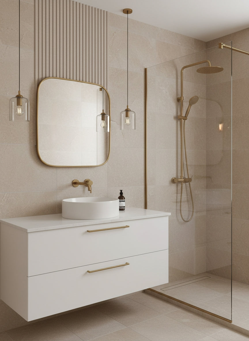 Varaudu Square Gold Mirror Handmade Brass Unlacquered Brass Mirror 369099648 - Antique Brass Bathroom Mirror, Vanity Wall Decor
