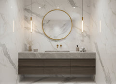 Varaudu Gold Brass Circle Mirror Unlacquered Brass Mirror 369099656 - Antique Brass Bathroom Mirror, Vanity Wall Decor