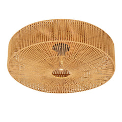 Monike Classic Rattan Drum Light