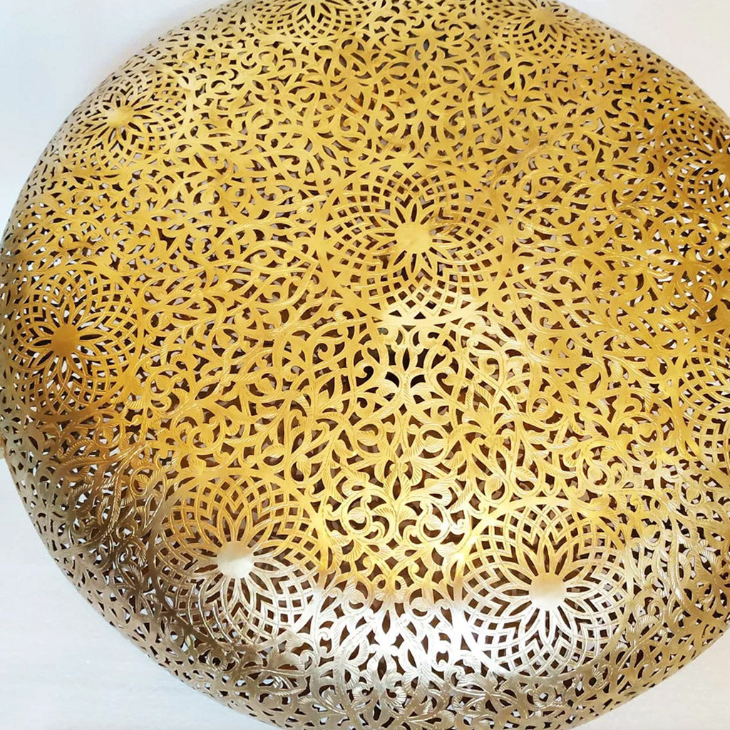 Handforged Moroccan Brass Lampshade
