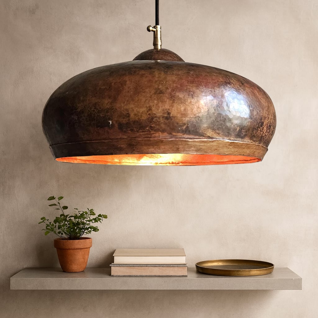 Tazra Moroccan Copper Pendant Light