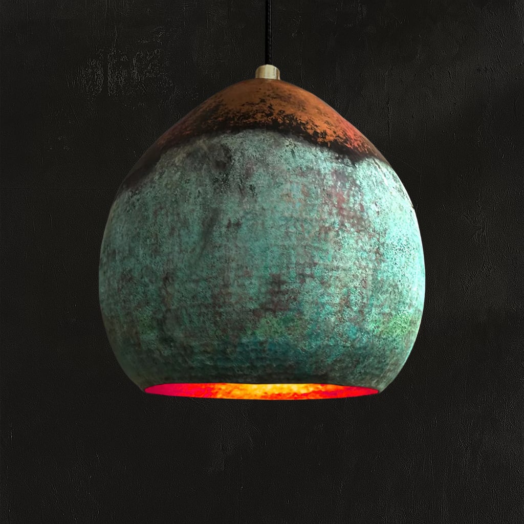 Organic Silhouette Copper Pendant Light