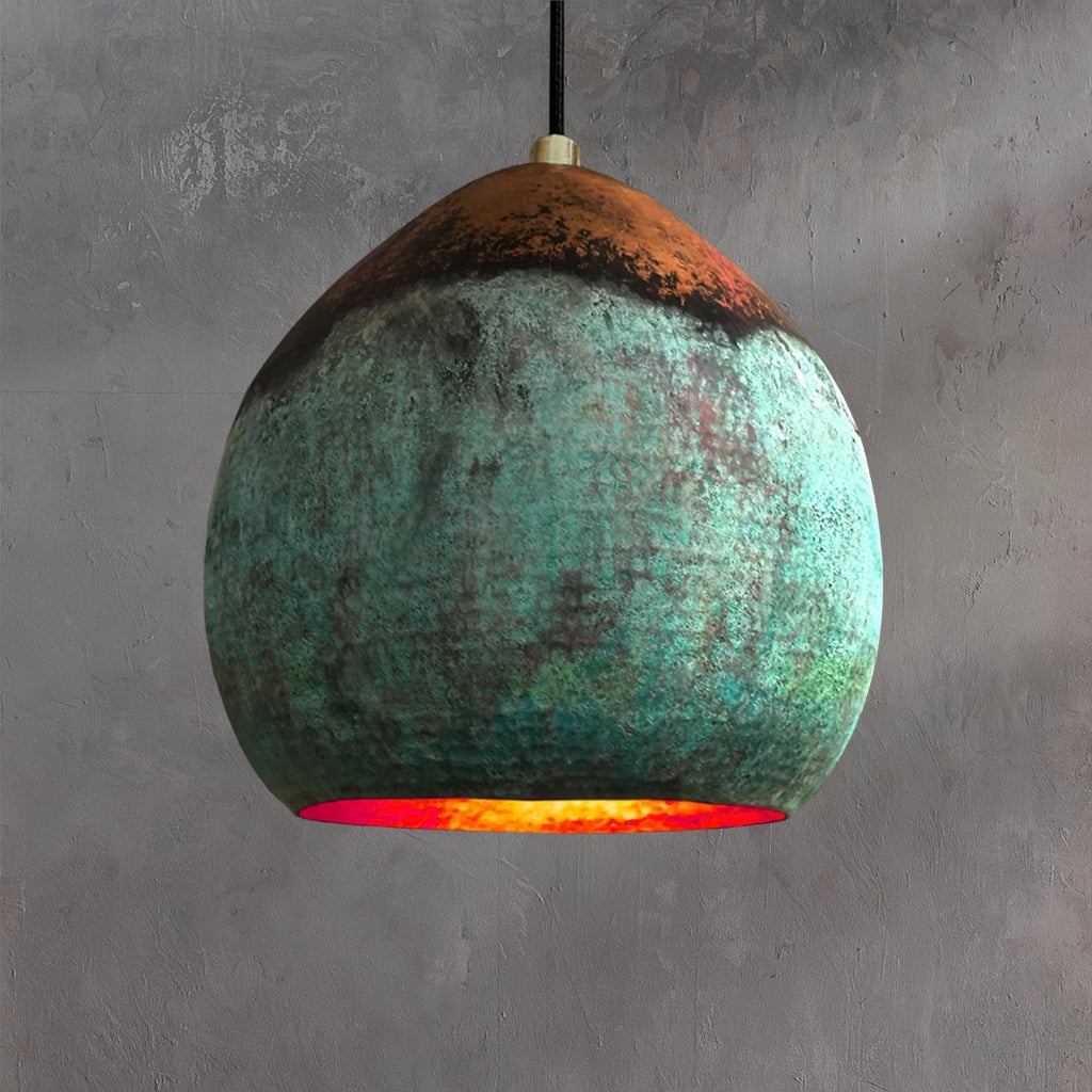 Organic Silhouette Copper Pendant Light