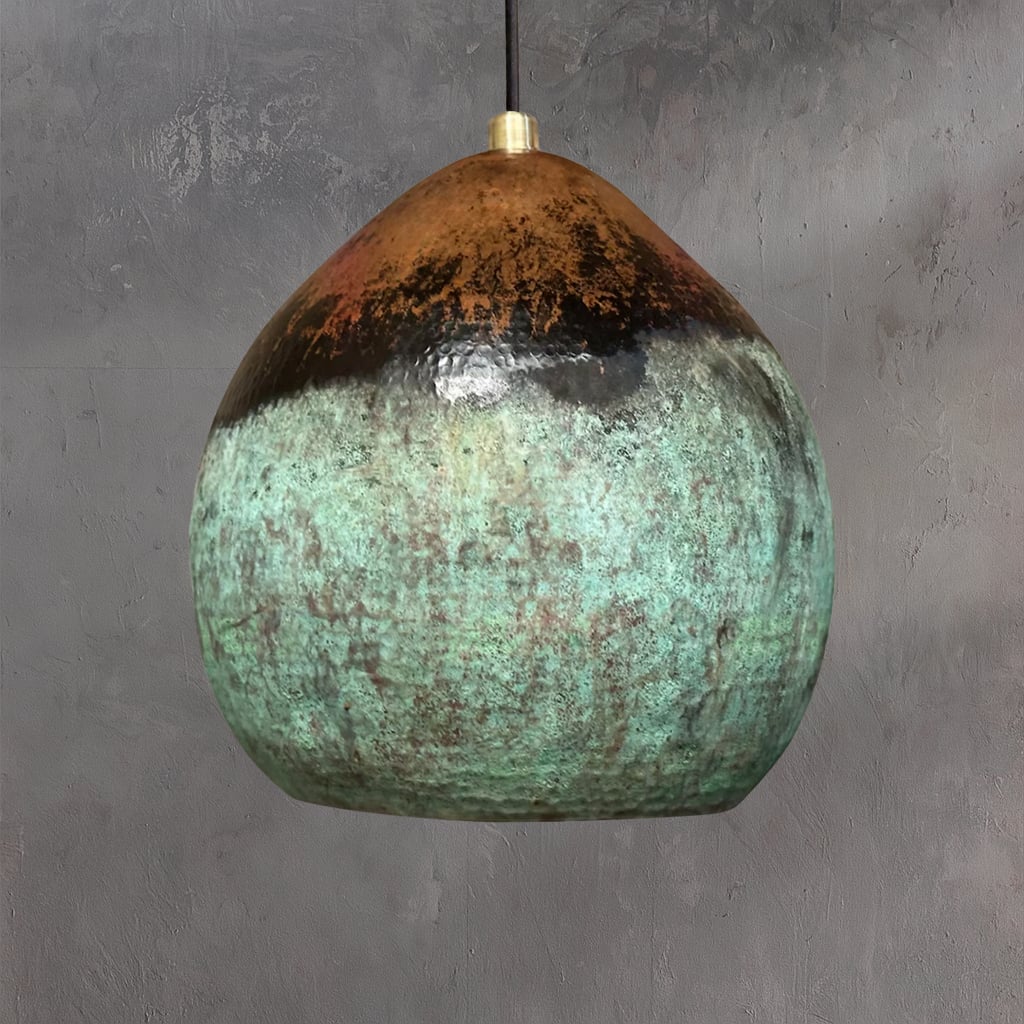 Organic Silhouette Copper Pendant Light
