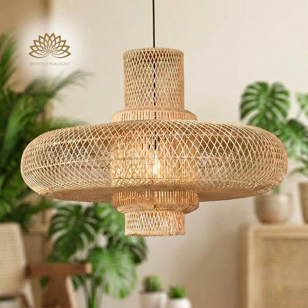 Organo Woven Bamboo Pendant Light