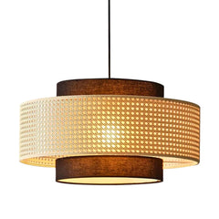 Nivara Rattan Drum Light