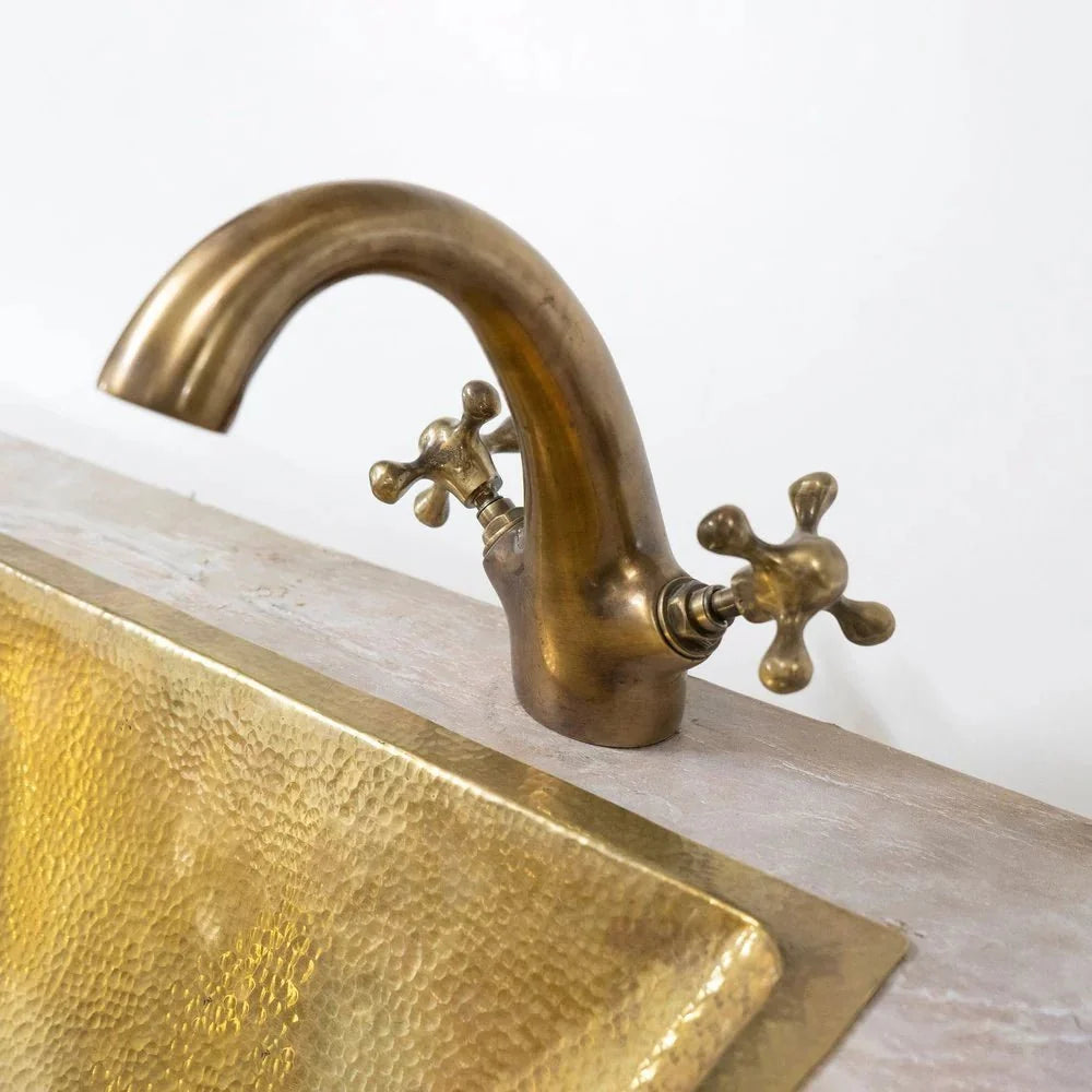 Oil Rubbing Vanity and Bathroom Faucet with Vintage Charm