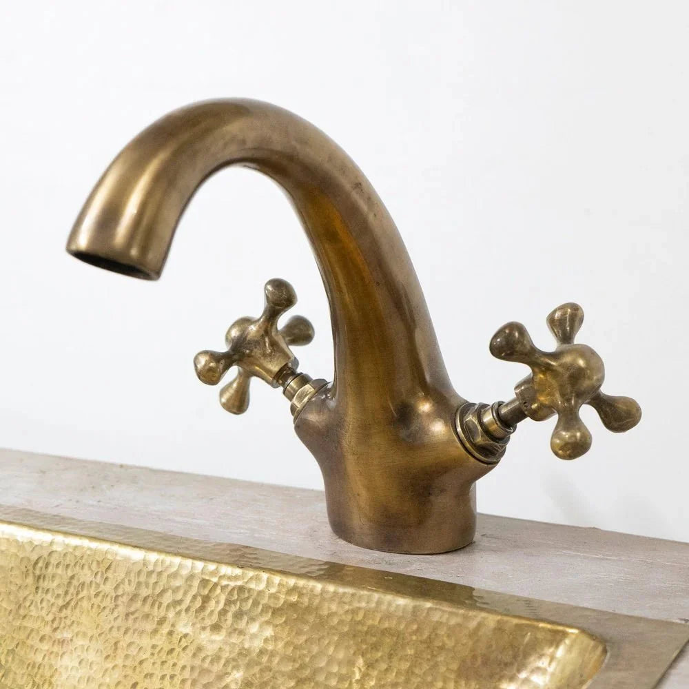 Oil Rubbing Vanity and Bathroom Faucet with Vintage Charm