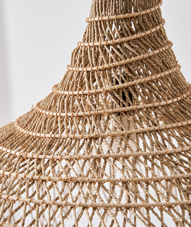 Pipa Coastal Rattan Kitchen Pendant Light
