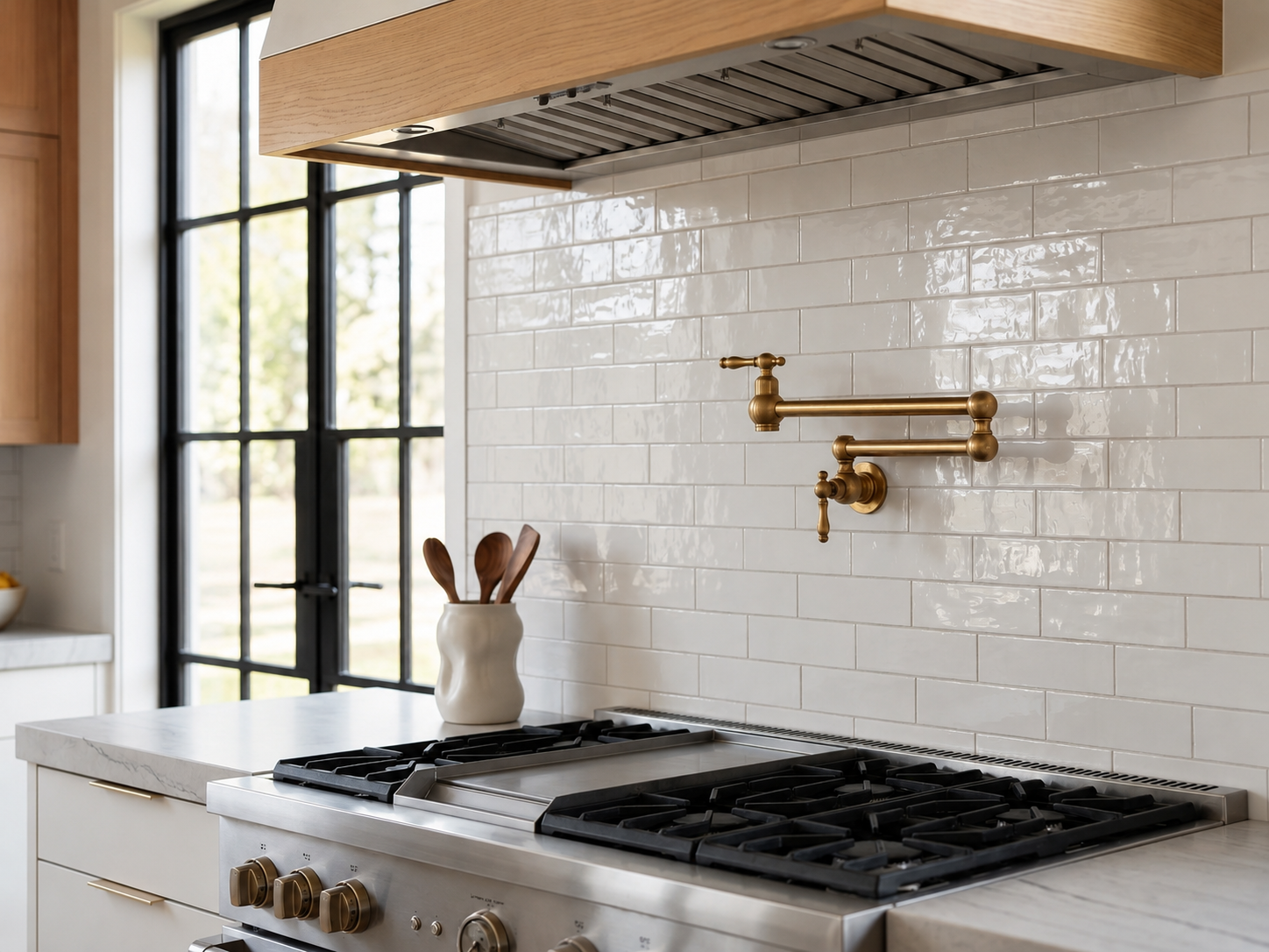 Pot Filler Faucet - Brass Potfiller Faucet