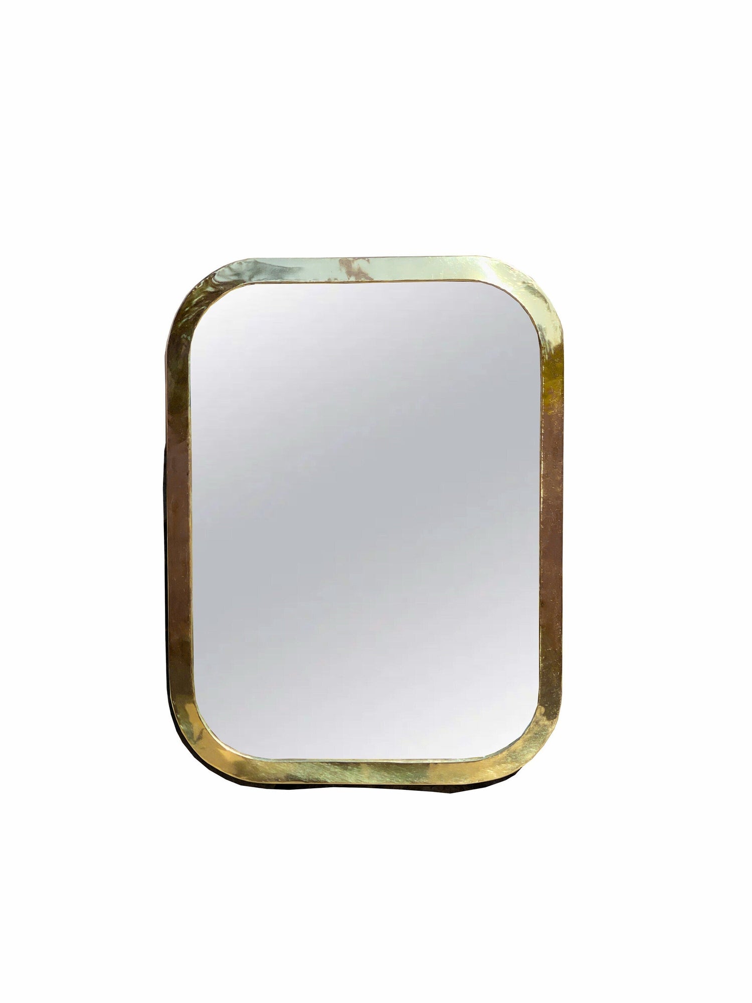 Varaudu Gold Brass Rectangle Mirror 369099692 - Antique Brass Bathroom Mirror, Vanity Wall Decor