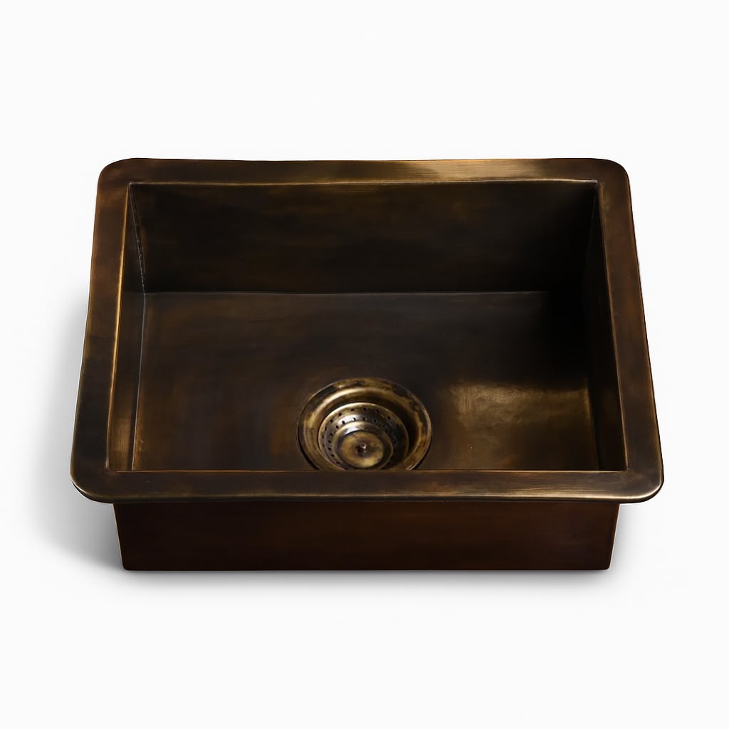 Antique Brass Kitchen Sink
