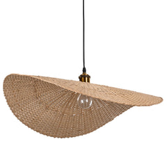 Ren Leaf Wabi Sabi Wicker Rattan Pendant Light Shade